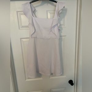 White BCBG Dress. Great for Bachelorette parties, bridal showers, etc.